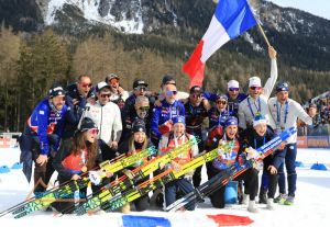 Biathlon - La Norvège reine de la course départ en ligne