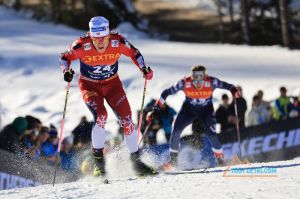 Le skieur de fond Klaebo au départ du Tour de France 2027