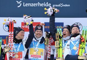 Biathlon - La Norvège reine de la course départ en ligne