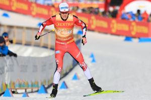 Tour de ski - La joie de Diggins qui prend la tête du Tour