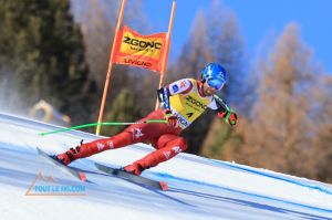 Ski alpin - La première de Livigno Marco Schwarz